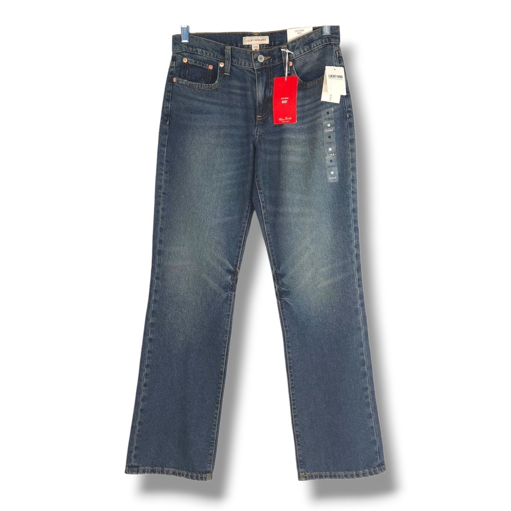 Lucky Brand Easy Rider Bootcut Jeans Medium Wash KND Stretch Denim 2/26R - Picture 2 of 11